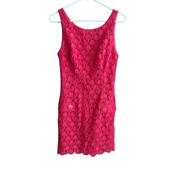 Bebe Hot Pink Dress - Picture 2 of 4